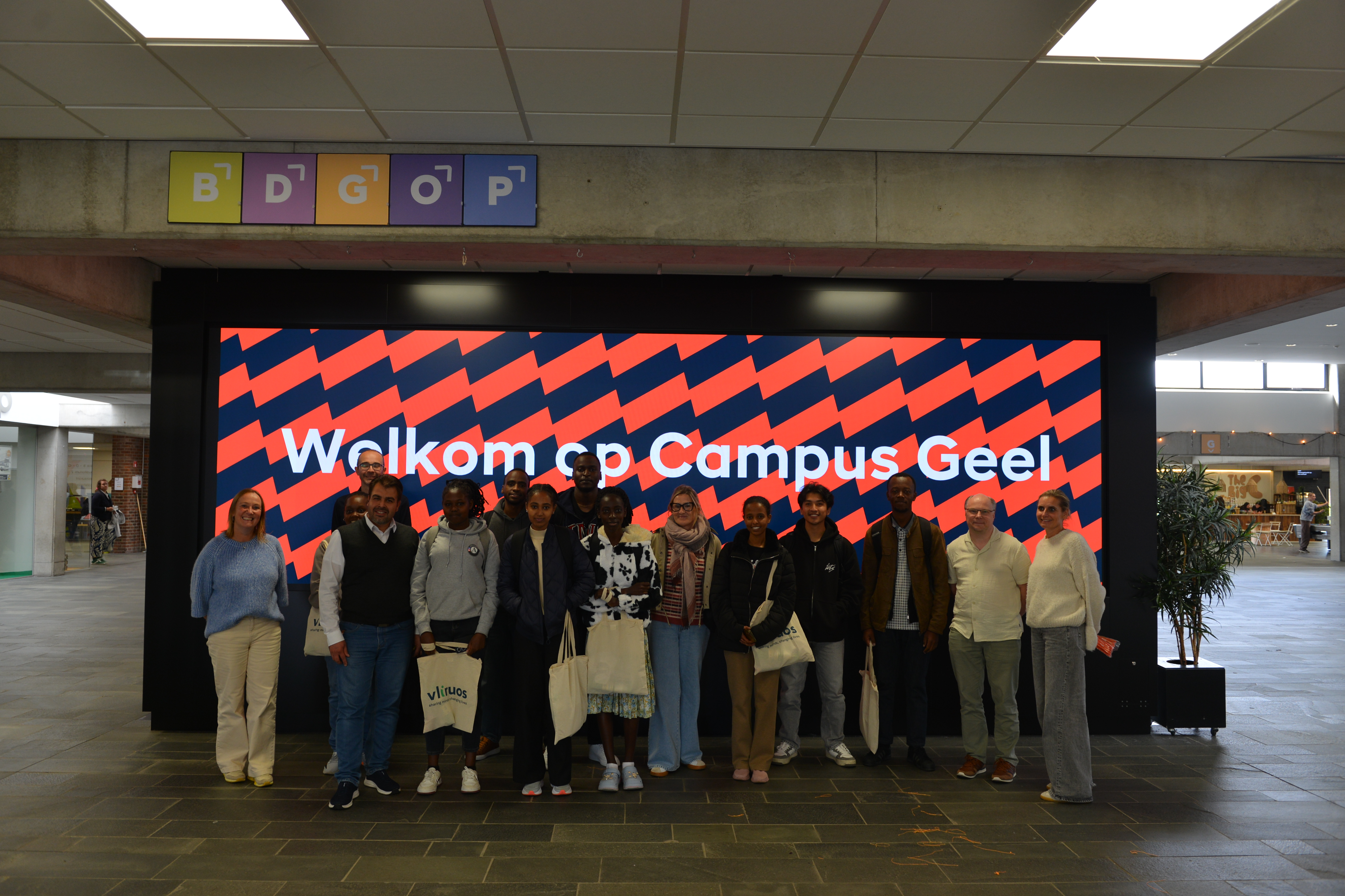 People are presenting their tech talks